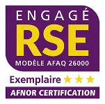 Logo de l'engagement RSE du Groupe